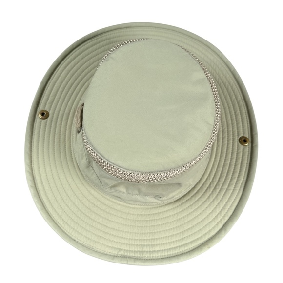 Tilley Airflo LTM3 Nylon Tan Made in Canada Hiking Brim Sun Hat Unisex 7 3/4 - Picture 5 of 13